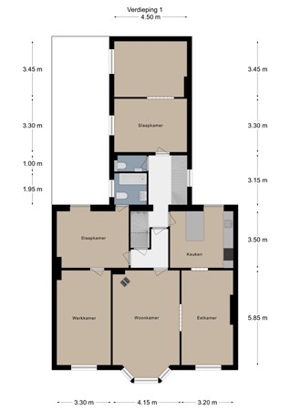 Floorplan - Akenerstraat 22, 6291 BB Vaals